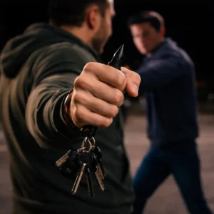 Kubotan: sebaobranný prívesok na kľúče - pánsky + videonávod zdarma